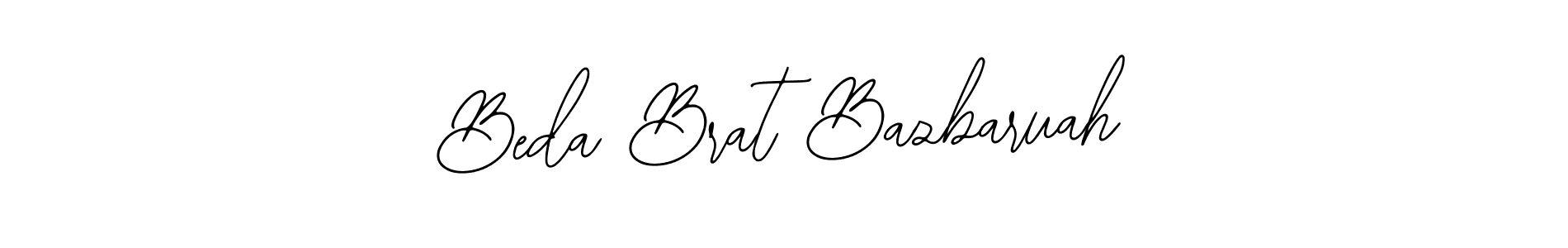 Beda Brat Bazbaruah stylish signature style. Best Handwritten Sign (Bearetta-2O07w) for my name. Handwritten Signature Collection Ideas for my name Beda Brat Bazbaruah. Beda Brat Bazbaruah signature style 12 images and pictures png