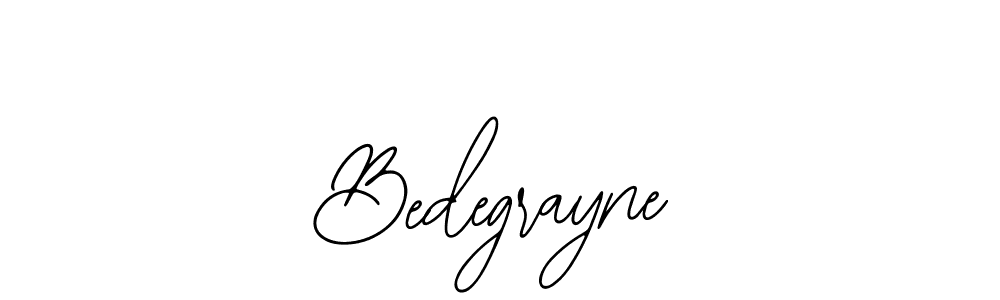 Design your own signature with our free online signature maker. With this signature software, you can create a handwritten (Bearetta-2O07w) signature for name Bedegrayne. Bedegrayne signature style 12 images and pictures png