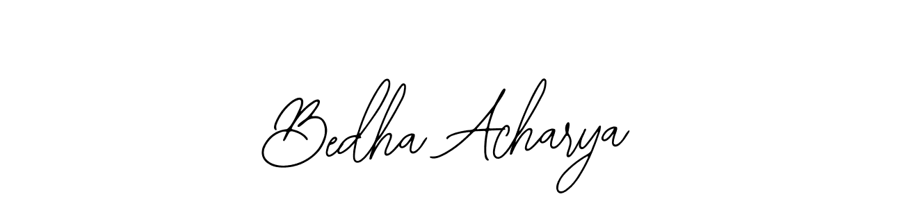 Make a beautiful signature design for name Bedha Acharya. Use this online signature maker to create a handwritten signature for free. Bedha Acharya signature style 12 images and pictures png