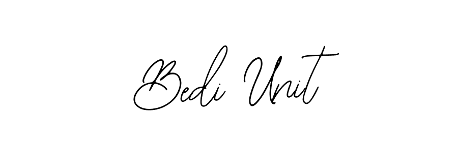 Make a beautiful signature design for name Bedi Unit. With this signature (Bearetta-2O07w) style, you can create a handwritten signature for free. Bedi Unit signature style 12 images and pictures png
