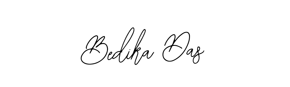 You should practise on your own different ways (Bearetta-2O07w) to write your name (Bedika Das) in signature. don't let someone else do it for you. Bedika Das signature style 12 images and pictures png