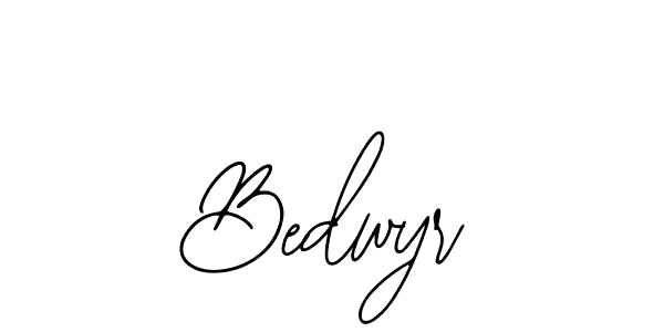 How to make Bedwyr signature? Bearetta-2O07w is a professional autograph style. Create handwritten signature for Bedwyr name. Bedwyr signature style 12 images and pictures png