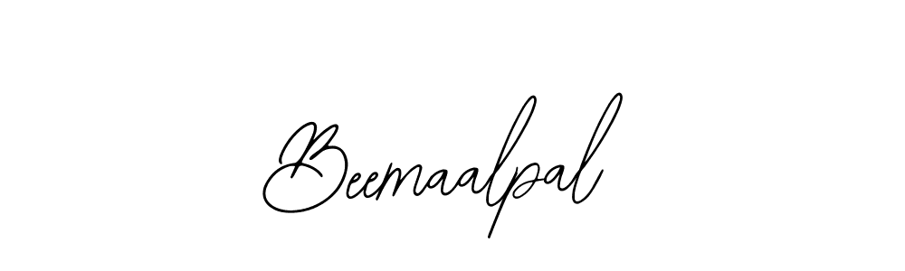 How to make Beemaalpal name signature. Use Bearetta-2O07w style for creating short signs online. This is the latest handwritten sign. Beemaalpal signature style 12 images and pictures png