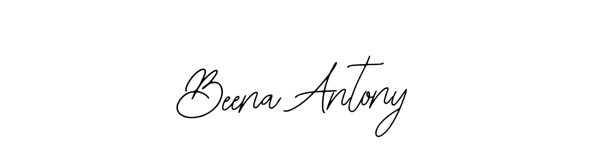 Beena Antony stylish signature style. Best Handwritten Sign (Bearetta-2O07w) for my name. Handwritten Signature Collection Ideas for my name Beena Antony. Beena Antony signature style 12 images and pictures png