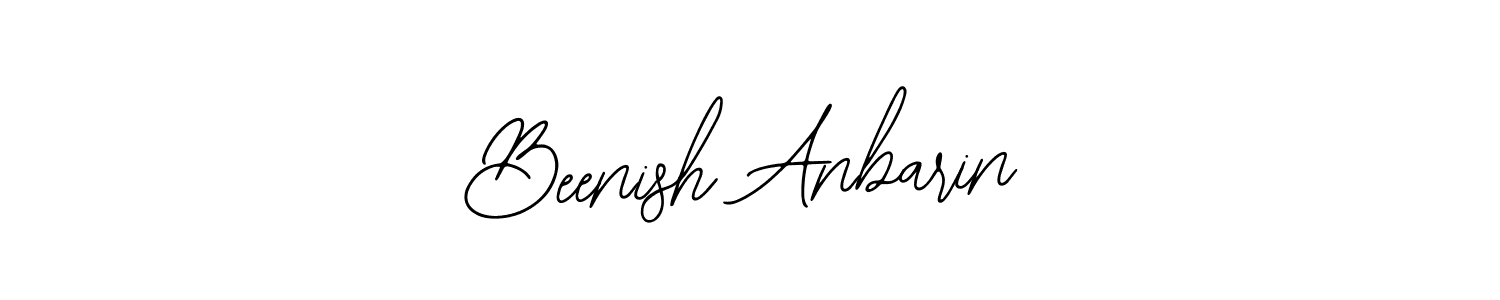 Use a signature maker to create a handwritten signature online. With this signature software, you can design (Bearetta-2O07w) your own signature for name Beenish Anbarin. Beenish Anbarin signature style 12 images and pictures png