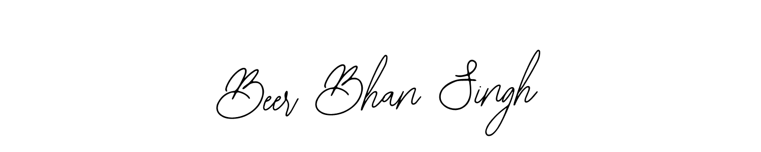 Create a beautiful signature design for name Beer Bhan Singh. With this signature (Bearetta-2O07w) fonts, you can make a handwritten signature for free. Beer Bhan Singh signature style 12 images and pictures png
