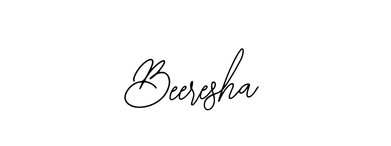 How to make Beeresha name signature. Use Bearetta-2O07w style for creating short signs online. This is the latest handwritten sign. Beeresha signature style 12 images and pictures png