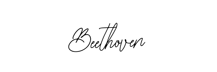 You should practise on your own different ways (Bearetta-2O07w) to write your name (Beethoven) in signature. don't let someone else do it for you. Beethoven signature style 12 images and pictures png