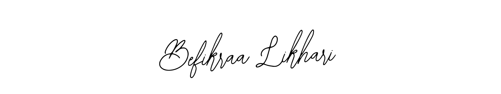 Befikraa Likhari stylish signature style. Best Handwritten Sign (Bearetta-2O07w) for my name. Handwritten Signature Collection Ideas for my name Befikraa Likhari. Befikraa Likhari signature style 12 images and pictures png