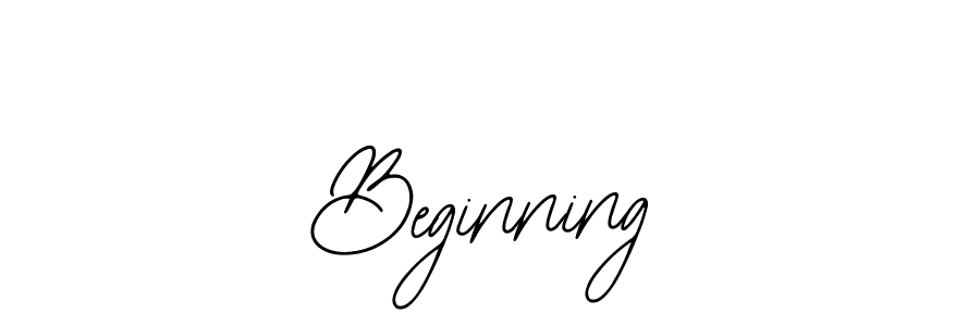 How to Draw Beginning signature style? Bearetta-2O07w is a latest design signature styles for name Beginning. Beginning signature style 12 images and pictures png
