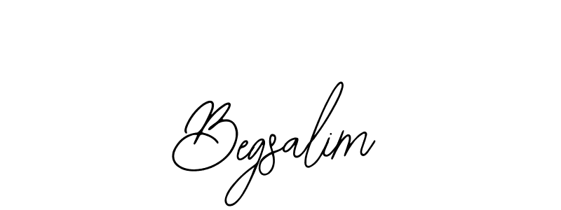 Make a beautiful signature design for name Begsalim. With this signature (Bearetta-2O07w) style, you can create a handwritten signature for free. Begsalim signature style 12 images and pictures png
