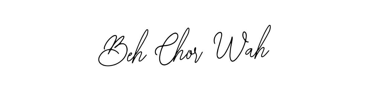 It looks lik you need a new signature style for name Beh Chor Wah. Design unique handwritten (Bearetta-2O07w) signature with our free signature maker in just a few clicks. Beh Chor Wah signature style 12 images and pictures png