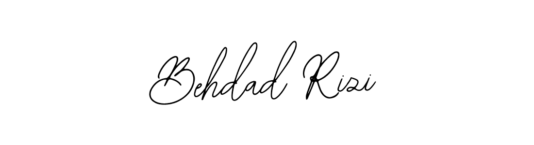 Use a signature maker to create a handwritten signature online. With this signature software, you can design (Bearetta-2O07w) your own signature for name Behdad Rizi. Behdad Rizi signature style 12 images and pictures png