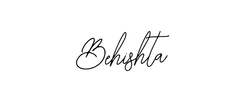 Also we have Behishta name is the best signature style. Create professional handwritten signature collection using Bearetta-2O07w autograph style. Behishta signature style 12 images and pictures png