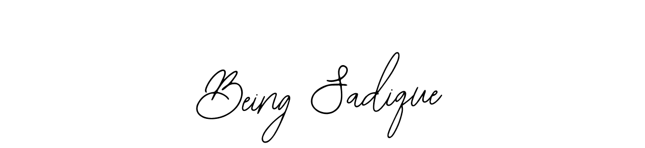 Also we have Being Sadique name is the best signature style. Create professional handwritten signature collection using Bearetta-2O07w autograph style. Being Sadique signature style 12 images and pictures png