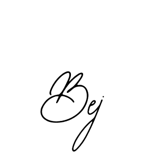 You should practise on your own different ways (Bearetta-2O07w) to write your name (Bej) in signature. don't let someone else do it for you. Bej signature style 12 images and pictures png