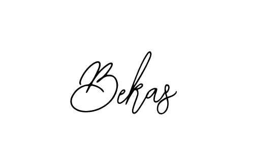 You should practise on your own different ways (Bearetta-2O07w) to write your name (Bekas) in signature. don't let someone else do it for you. Bekas signature style 12 images and pictures png