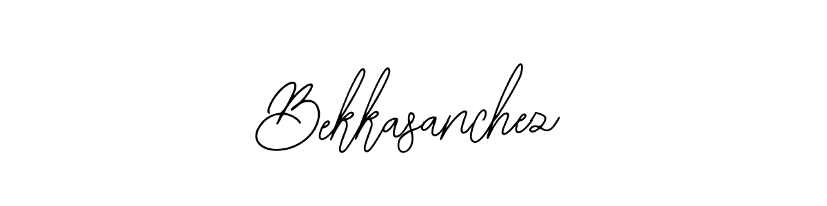 Similarly Bearetta-2O07w is the best handwritten signature design. Signature creator online .You can use it as an online autograph creator for name Bekkasanchez. Bekkasanchez signature style 12 images and pictures png