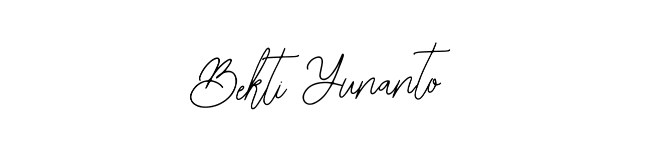 Make a beautiful signature design for name Bekti Yunanto. Use this online signature maker to create a handwritten signature for free. Bekti Yunanto signature style 12 images and pictures png