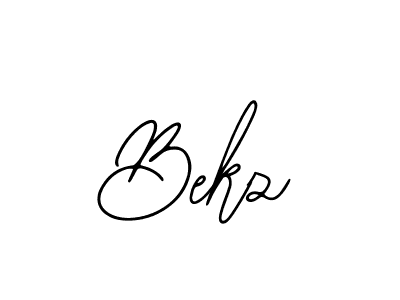 Bekz stylish signature style. Best Handwritten Sign (Bearetta-2O07w) for my name. Handwritten Signature Collection Ideas for my name Bekz. Bekz signature style 12 images and pictures png