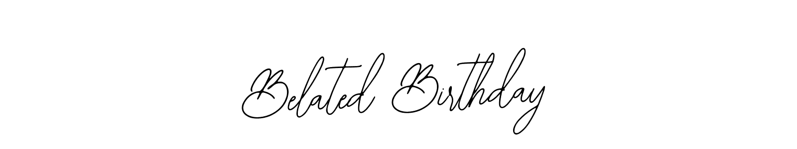 Make a beautiful signature design for name Belated Birthday. Use this online signature maker to create a handwritten signature for free. Belated Birthday signature style 12 images and pictures png