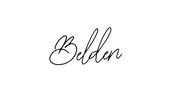 How to make Belden name signature. Use Bearetta-2O07w style for creating short signs online. This is the latest handwritten sign. Belden signature style 12 images and pictures png