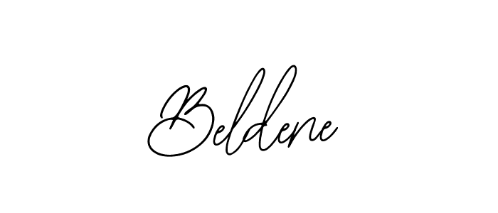 The best way (Bearetta-2O07w) to make a short signature is to pick only two or three words in your name. The name Beldene include a total of six letters. For converting this name. Beldene signature style 12 images and pictures png