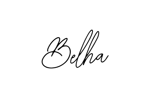 Use a signature maker to create a handwritten signature online. With this signature software, you can design (Bearetta-2O07w) your own signature for name Belha. Belha signature style 12 images and pictures png