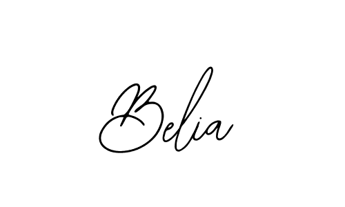 You should practise on your own different ways (Bearetta-2O07w) to write your name (Belia) in signature. don't let someone else do it for you. Belia signature style 12 images and pictures png