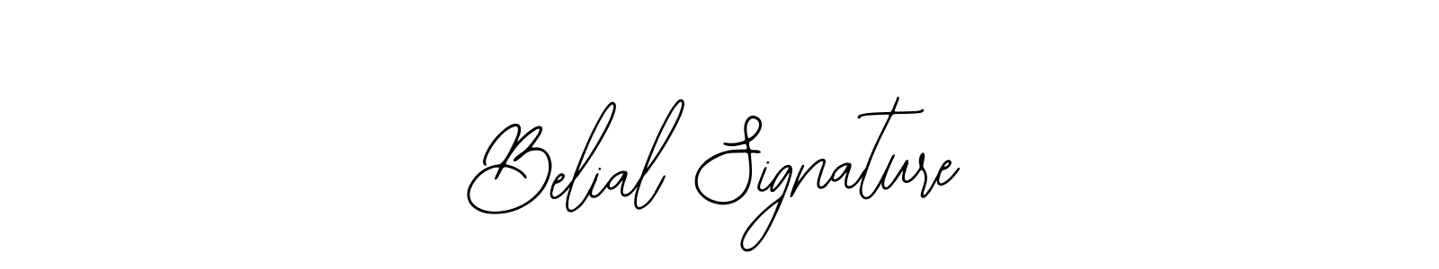 Design your own signature with our free online signature maker. With this signature software, you can create a handwritten (Bearetta-2O07w) signature for name Belial Signature. Belial Signature signature style 12 images and pictures png