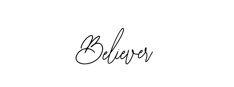 Make a beautiful signature design for name Believer. With this signature (Bearetta-2O07w) style, you can create a handwritten signature for free. Believer signature style 12 images and pictures png