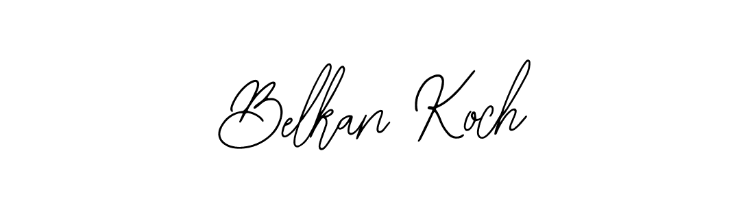 You should practise on your own different ways (Bearetta-2O07w) to write your name (Belkan Koch) in signature. don't let someone else do it for you. Belkan Koch signature style 12 images and pictures png