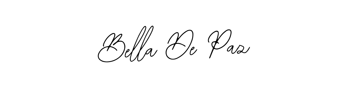 You should practise on your own different ways (Bearetta-2O07w) to write your name (Bella De Paz) in signature. don't let someone else do it for you. Bella De Paz signature style 12 images and pictures png