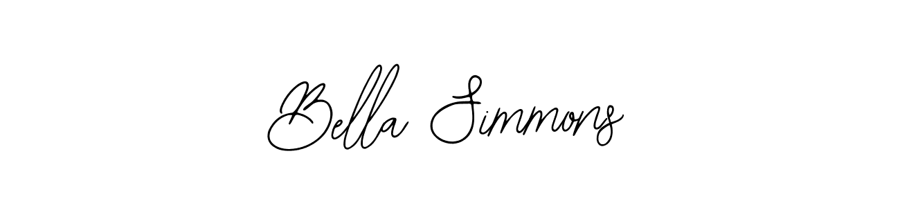 You should practise on your own different ways (Bearetta-2O07w) to write your name (Bella Simmons) in signature. don't let someone else do it for you. Bella Simmons signature style 12 images and pictures png