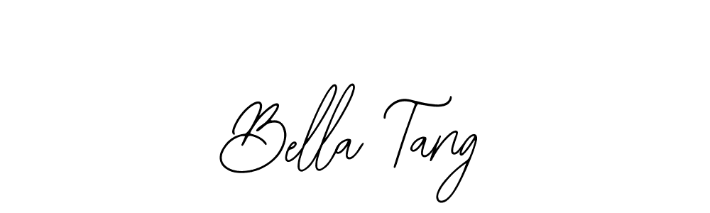 The best way (Bearetta-2O07w) to make a short signature is to pick only two or three words in your name. The name Bella Tang include a total of six letters. For converting this name. Bella Tang signature style 12 images and pictures png