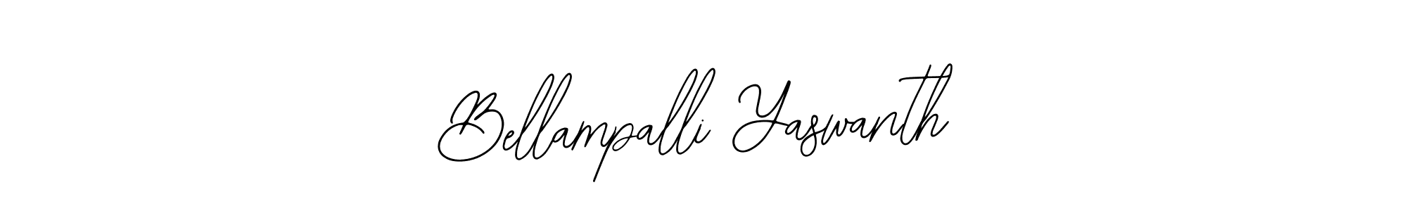 Design your own signature with our free online signature maker. With this signature software, you can create a handwritten (Bearetta-2O07w) signature for name Bellampalli Yaswanth. Bellampalli Yaswanth signature style 12 images and pictures png