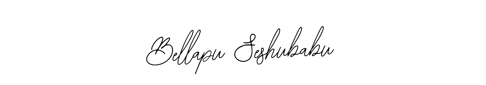 Use a signature maker to create a handwritten signature online. With this signature software, you can design (Bearetta-2O07w) your own signature for name Bellapu Seshubabu. Bellapu Seshubabu signature style 12 images and pictures png