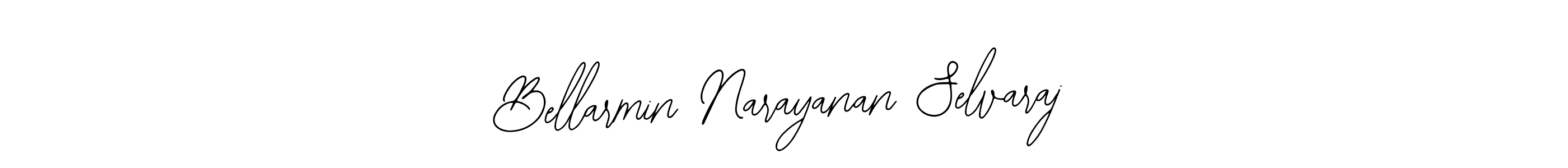 Here are the top 10 professional signature styles for the name Bellarmin Narayanan Selvaraj. These are the best autograph styles you can use for your name. Bellarmin Narayanan Selvaraj signature style 12 images and pictures png