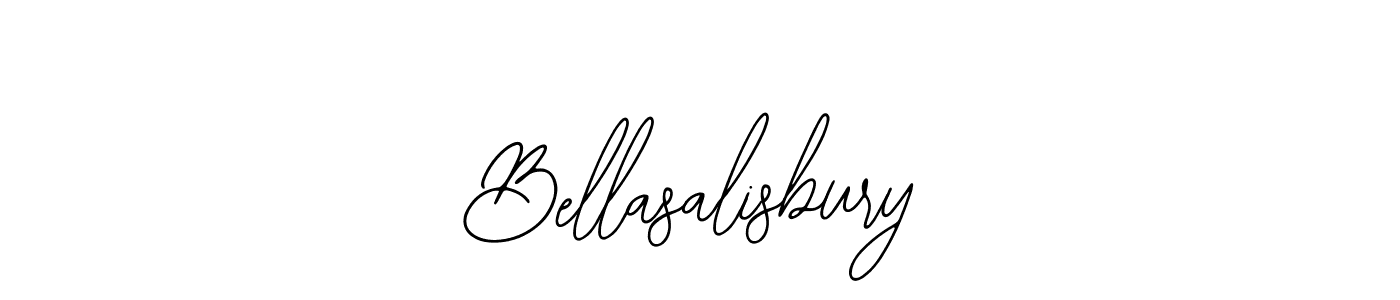 How to make Bellasalisbury name signature. Use Bearetta-2O07w style for creating short signs online. This is the latest handwritten sign. Bellasalisbury signature style 12 images and pictures png