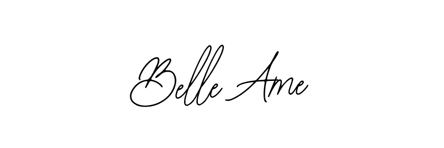 The best way (Bearetta-2O07w) to make a short signature is to pick only two or three words in your name. The name Belle Ame include a total of six letters. For converting this name. Belle Ame signature style 12 images and pictures png