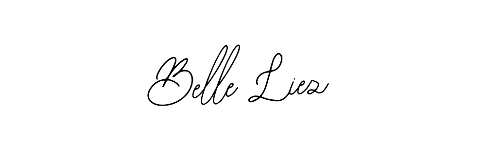 How to make Belle Liez name signature. Use Bearetta-2O07w style for creating short signs online. This is the latest handwritten sign. Belle Liez signature style 12 images and pictures png