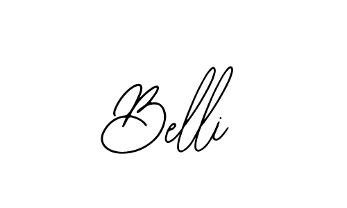 Create a beautiful signature design for name Belli. With this signature (Bearetta-2O07w) fonts, you can make a handwritten signature for free. Belli signature style 12 images and pictures png