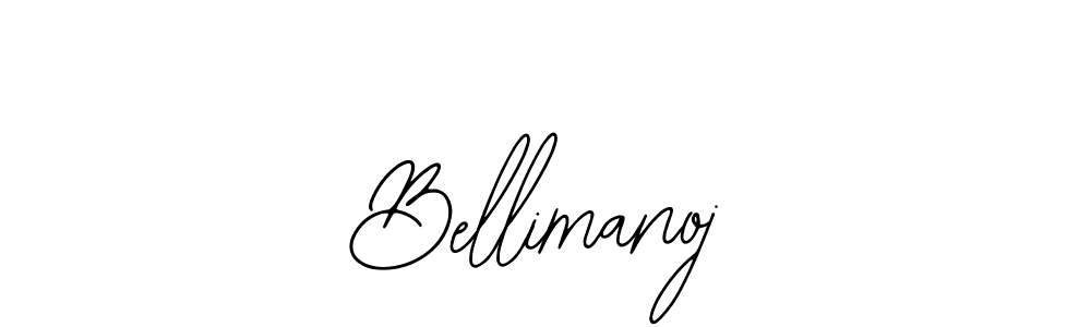 How to make Bellimanoj signature? Bearetta-2O07w is a professional autograph style. Create handwritten signature for Bellimanoj name. Bellimanoj signature style 12 images and pictures png