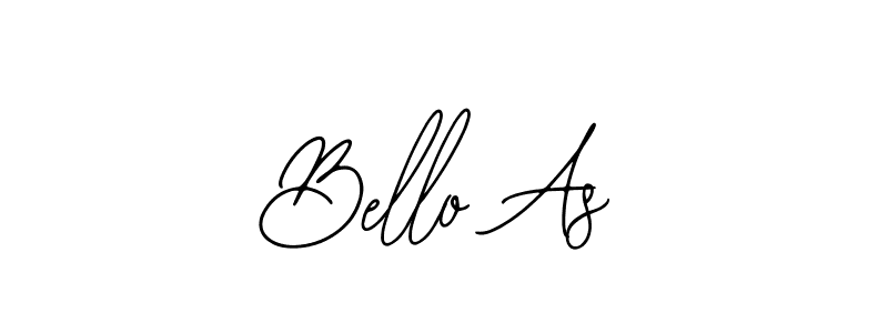 Make a beautiful signature design for name Bello As. With this signature (Bearetta-2O07w) style, you can create a handwritten signature for free. Bello As signature style 12 images and pictures png