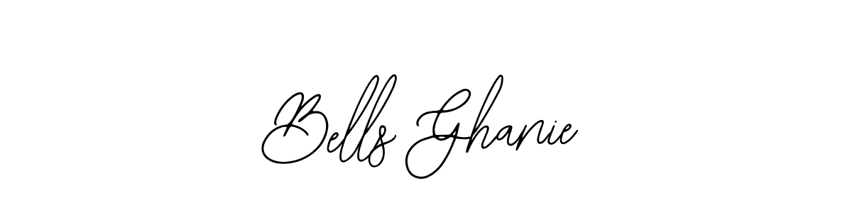 Design your own signature with our free online signature maker. With this signature software, you can create a handwritten (Bearetta-2O07w) signature for name Bells Ghanie. Bells Ghanie signature style 12 images and pictures png