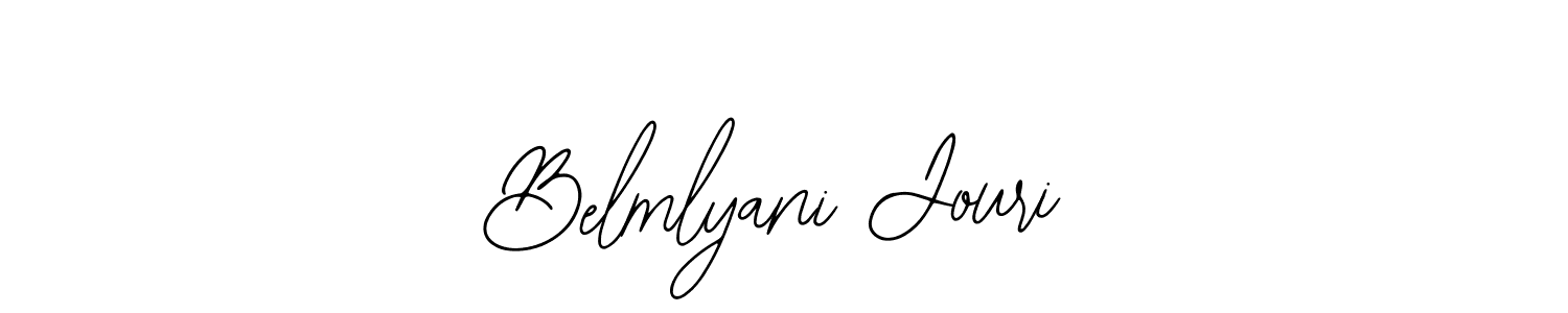 Design your own signature with our free online signature maker. With this signature software, you can create a handwritten (Bearetta-2O07w) signature for name Belmlyani Jouri. Belmlyani Jouri signature style 12 images and pictures png