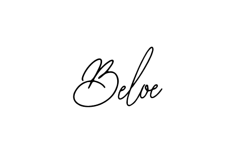 Bearetta-2O07w is a professional signature style that is perfect for those who want to add a touch of class to their signature. It is also a great choice for those who want to make their signature more unique. Get Beloe name to fancy signature for free. Beloe signature style 12 images and pictures png