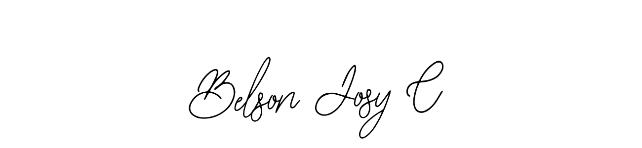 The best way (Bearetta-2O07w) to make a short signature is to pick only two or three words in your name. The name Belson Josy C include a total of six letters. For converting this name. Belson Josy C signature style 12 images and pictures png