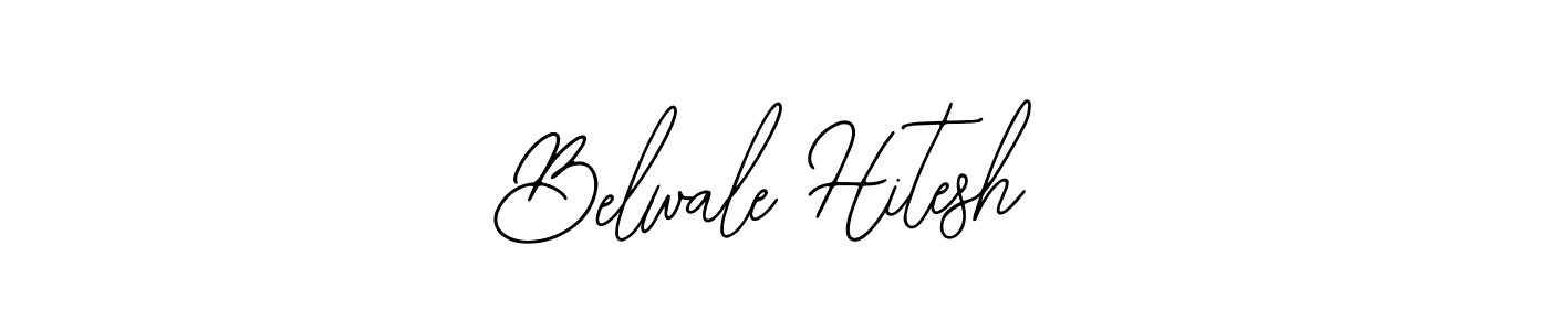 Also You can easily find your signature by using the search form. We will create Belwale Hitesh name handwritten signature images for you free of cost using Bearetta-2O07w sign style. Belwale Hitesh signature style 12 images and pictures png