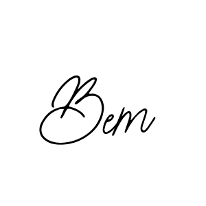 How to make Bem name signature. Use Bearetta-2O07w style for creating short signs online. This is the latest handwritten sign. Bem signature style 12 images and pictures png